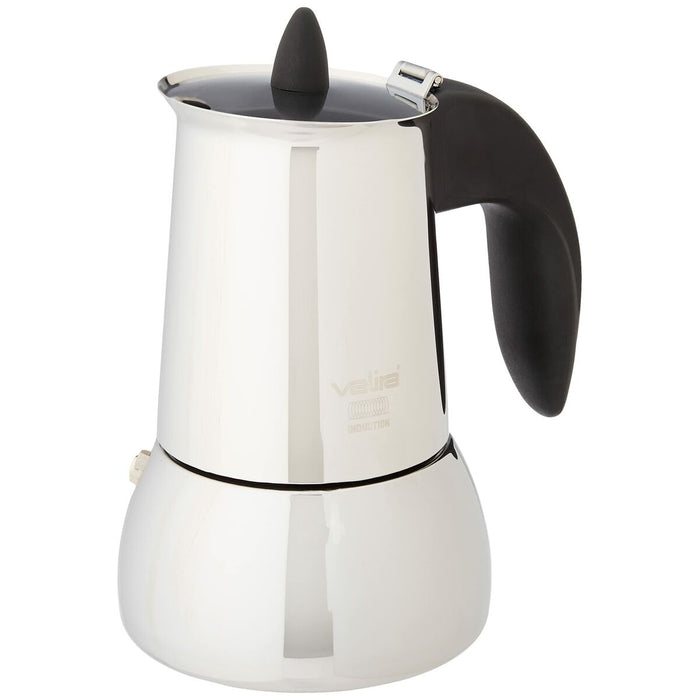 Cafetieră Italiană Valira ISABELLA 4T Negru Oțel Oțel inoxidabil