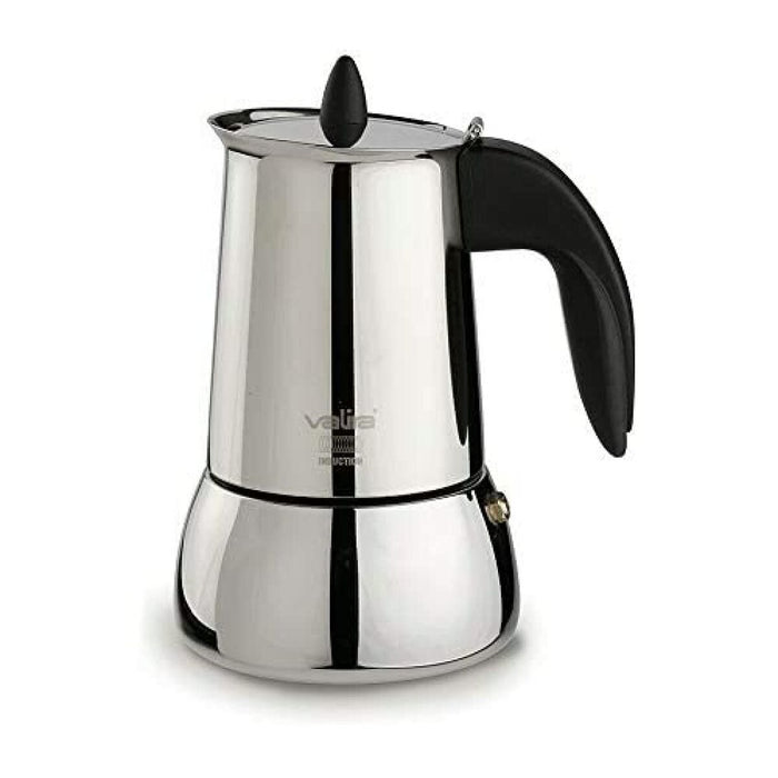 Cafetieră Italiană Valira ISABELLA 6T Negru Oțel 6 Cești