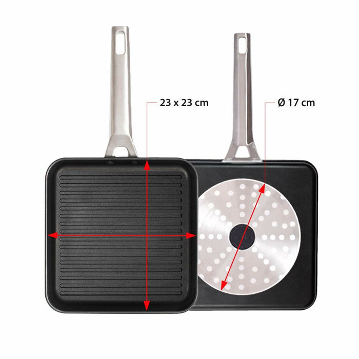 Grill Valira 4678/25 Inducție 23 x 23 cm