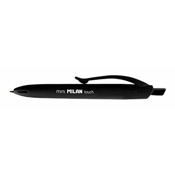 Stilou cu cerneală lichidă Milan 176531140 Negru 1 mm (40 Unități)