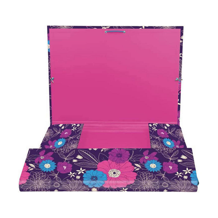Dosar Milan in bloom A4 Capac dur Fucsia