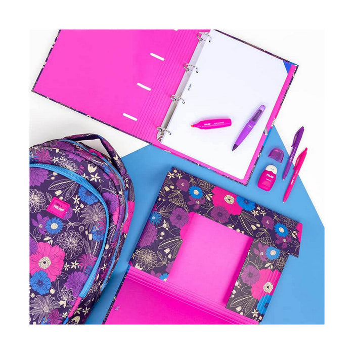 Dosar Milan in bloom A4 Capac dur Fucsia