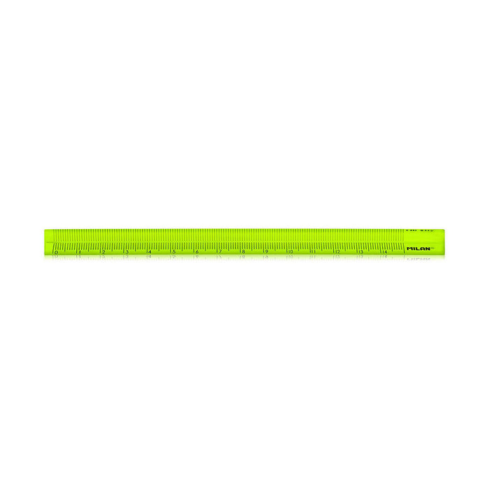 Riglă Milan Multicolor Triunghiular 60 Piese Flexibil/ă 15 cm