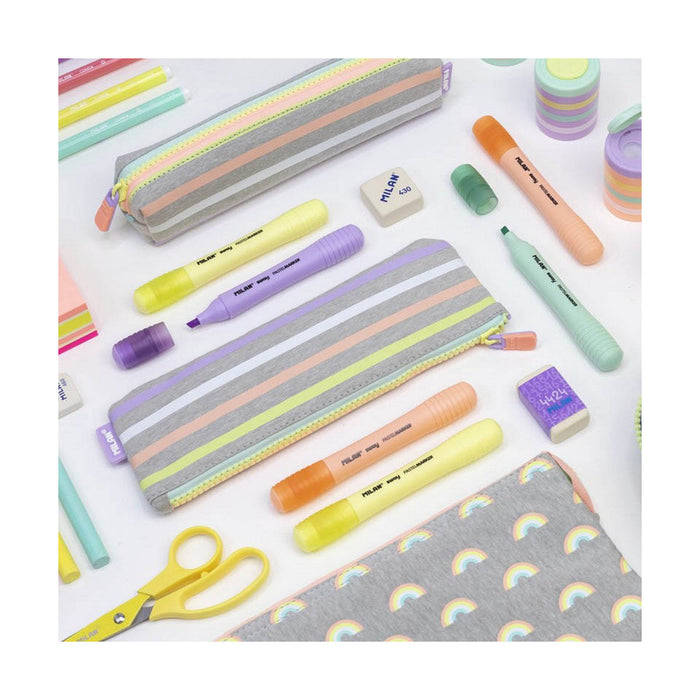 Set de Markere Fosforescente Milan Sway Multicolor Plăcintă 4 Piese