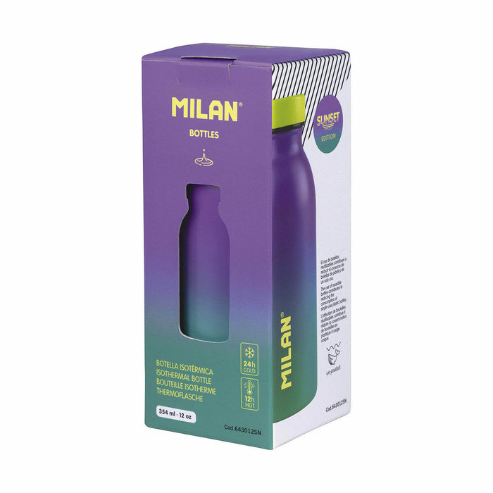 Sticla Termoizolantă Milan Sunset Turquoise Liliachiu Oțel inoxidabil 354 ml