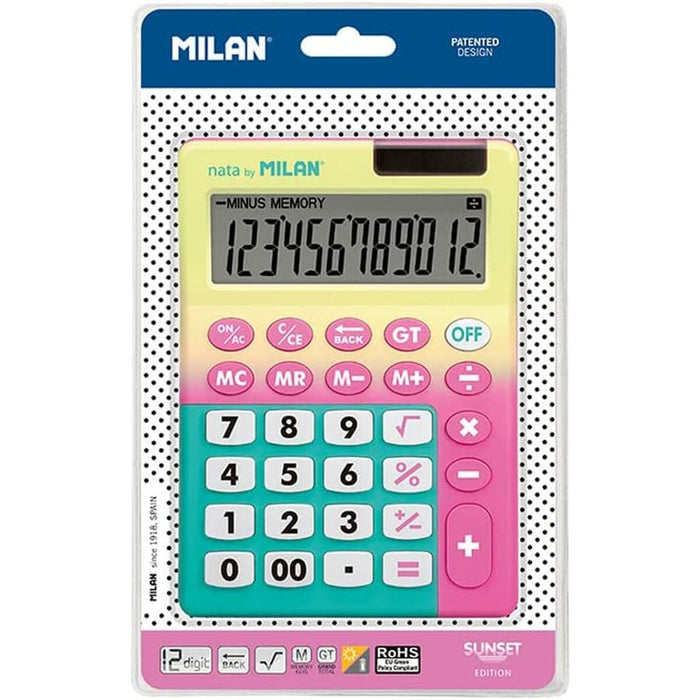 Calculator Milan Sunset Galben Roz