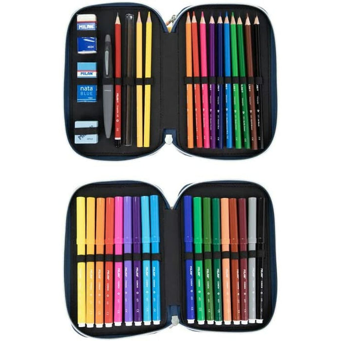 Creion dublu Milan Swins 2 Multicolor Galben Roz 19,5 x 13 x 5 cm