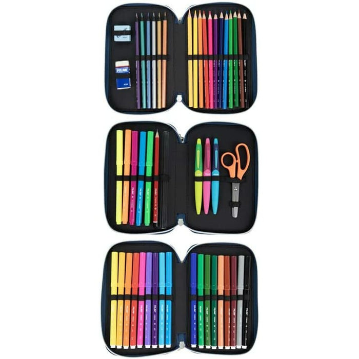 Penar Triplu Milan Swins Galben Roz 19,5 x 13 x 7,5 cm