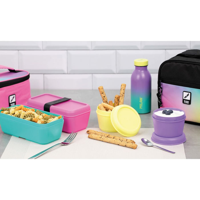 Recipient pentru conservarea alimentelor Milan Sunset Plastic Dreptunghiular 750 ml
