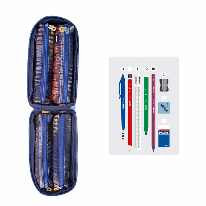 Penar Școlar Milan Fizz 30 Piese 22,5 x 11,5 x 11 cm