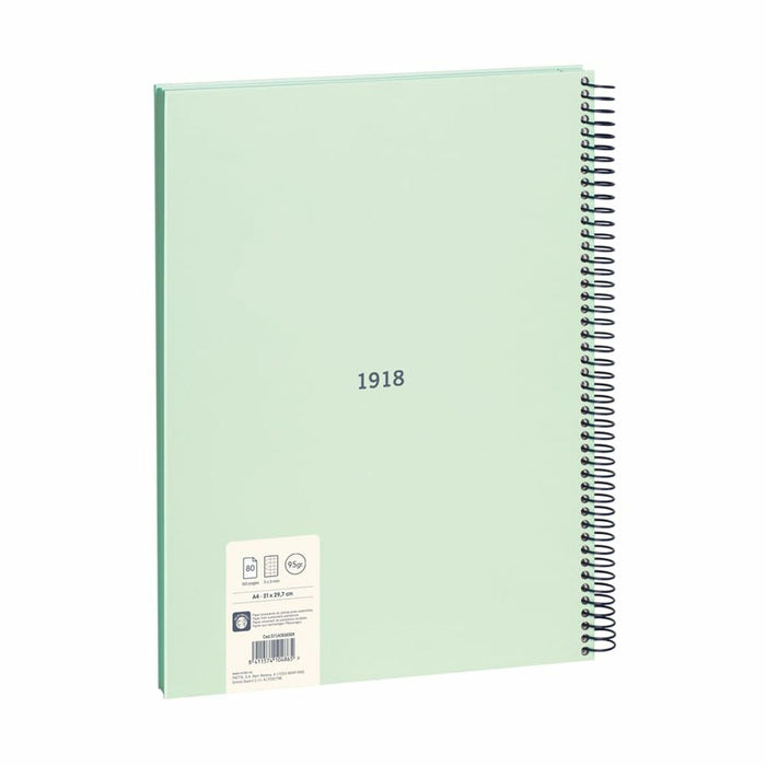 Notebook Milan 430 Verde A4 80 Frunze (3 Unități)