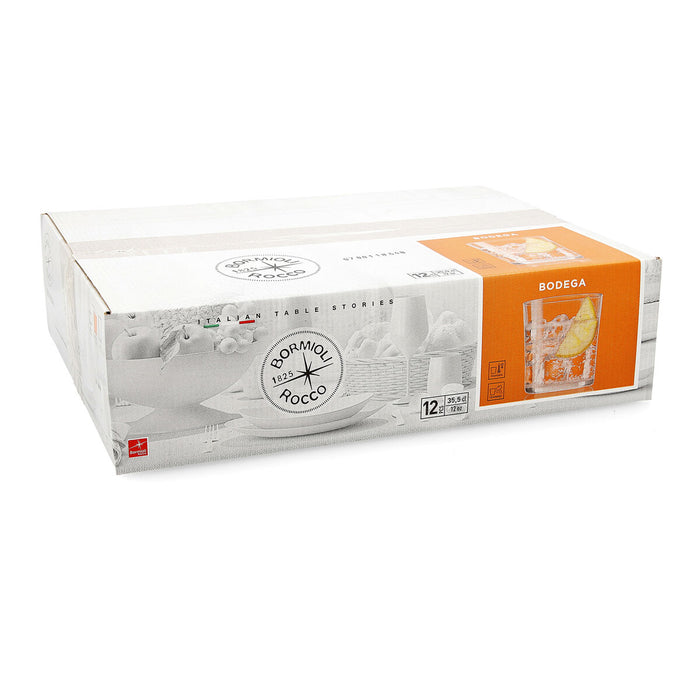 Set de pahare Bormioli Rocco Bodega Transparent 12 Unități Sticlă 370 ml