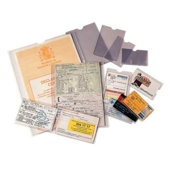 Husă pentru carte de identitate Esselte Carte de identitate Transparent PVC 100 Piese 10,8 x 16 cm