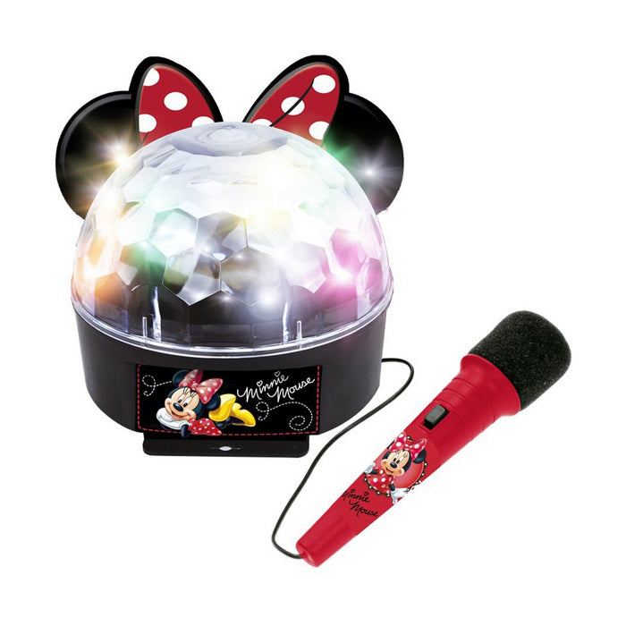 Amplificator Minnie Mouse   Bluetooth cu sunet Lumini Microfon 19,5 x 16 x 19 cm