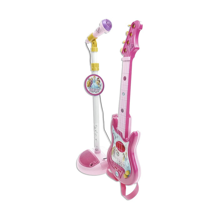 Chitară pentru Copii Disney Princess Microfon Roz Prințese Disney