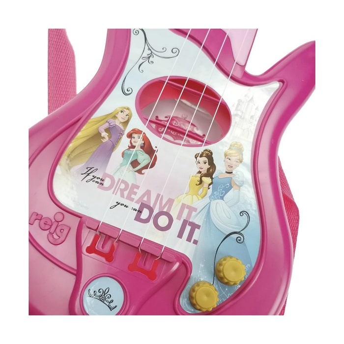 Chitară pentru Copii Disney Princess Microfon Roz Prințese Disney