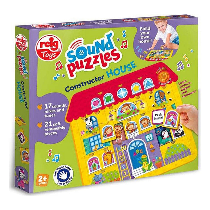 Puzzle Reig Constructor House Muzical 21 Piese 17 x 37 x 41,5 cm (17 x 37 x 41,5 cm)