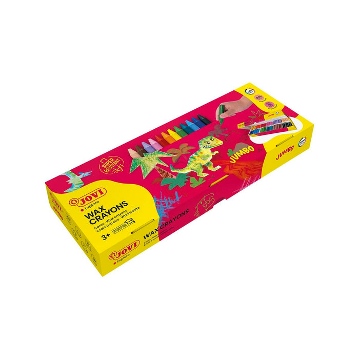 Creioane ceară colorate Jovi 989 Multicolor Ceară (300 Piese)