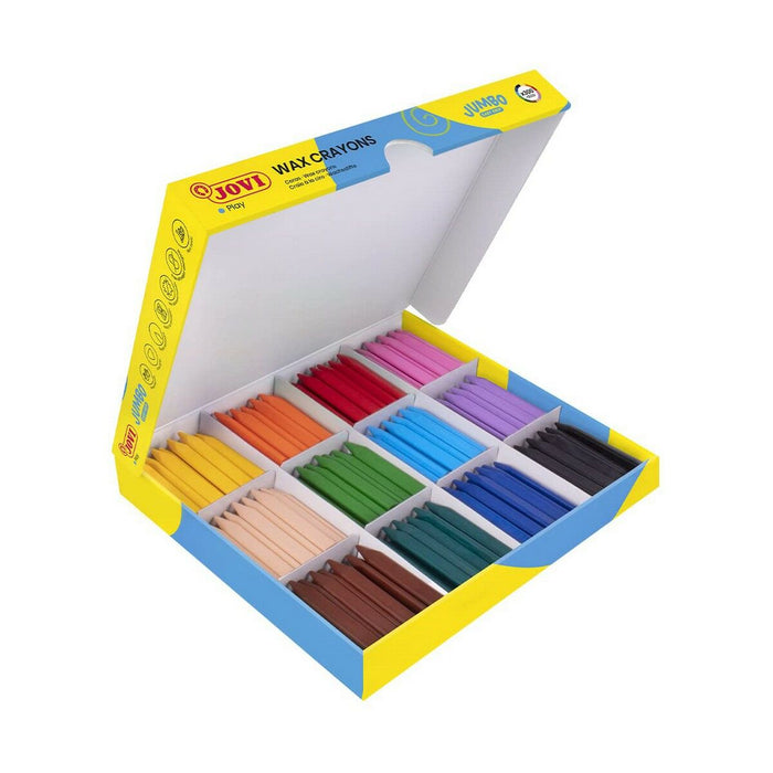 Creioane ceară colorate Jovi 979 300 Unități Cutie