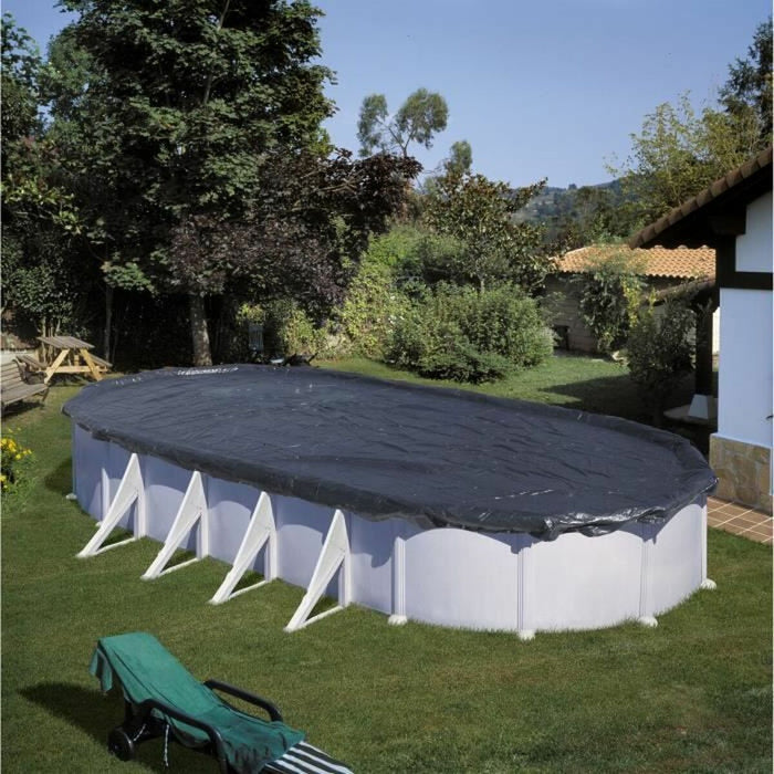 Husă pentru piscină Gre   Negru 5 x 3 m