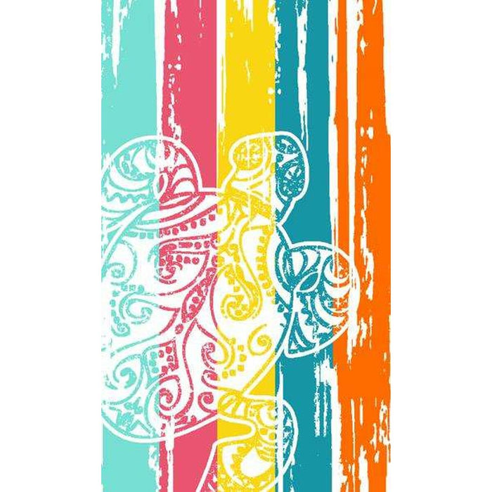Prosop de Plajă Secaneta Kunkuru Multicolor Jacquard 100 x 170 cm