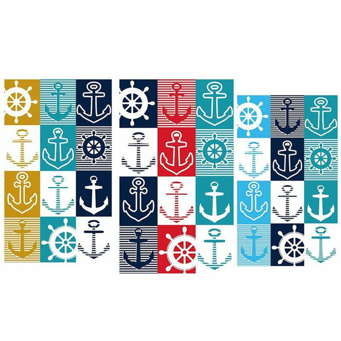 Prosop de Plajă Secaneta Timon Sail 100 x 170 cm Jacquard Кадифе