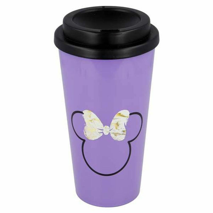 Pahar cu Capac Minnie Mouse 01049 (520 ml)
