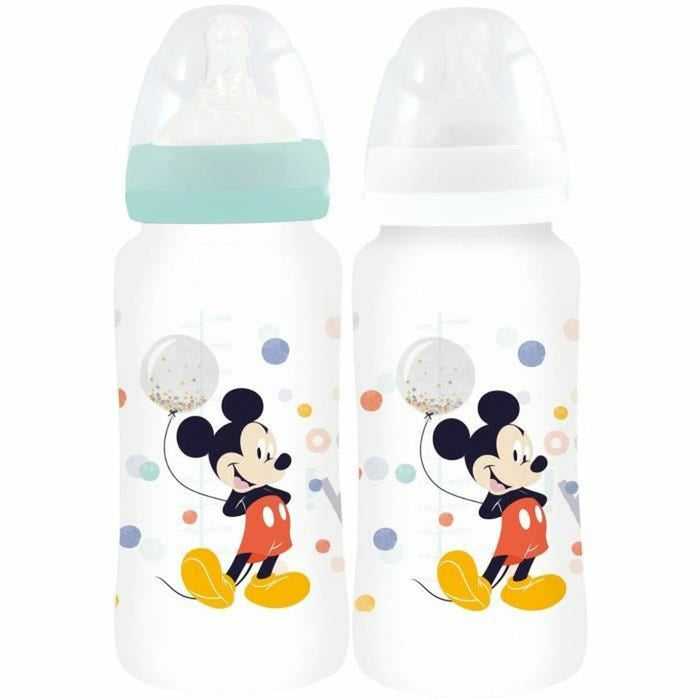 Set de sticle pentru bebeluși ThermoBaby Mickey 360 ml