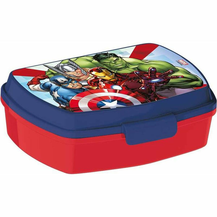 Cutie pentru Sandwich The Avengers Infinity Albastru Plastic Roșu (17 x 5.6 x 13.3 cm)