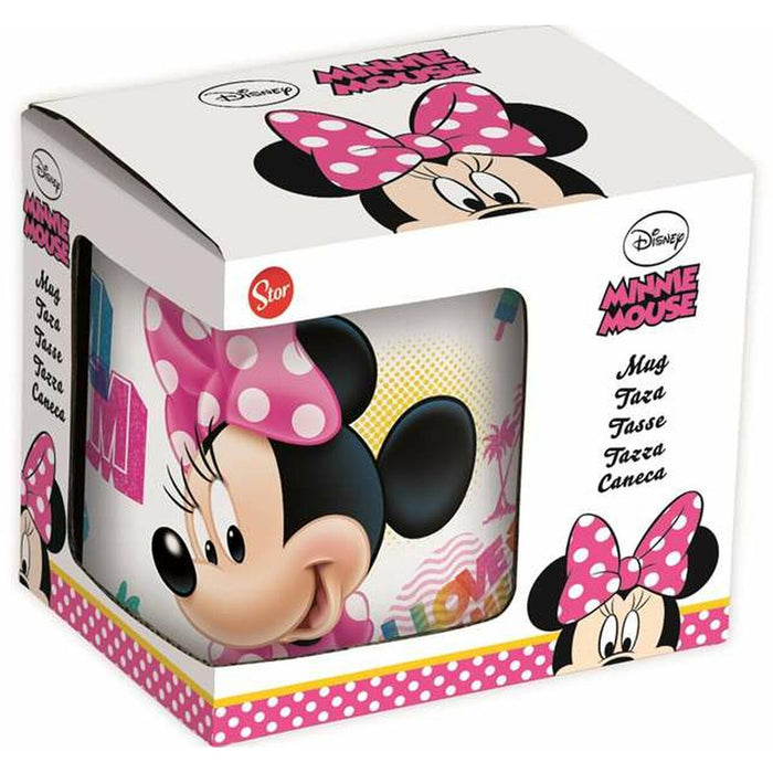 Cană din Ceramică Minnie Mouse 325 ml Infantil Ceramică