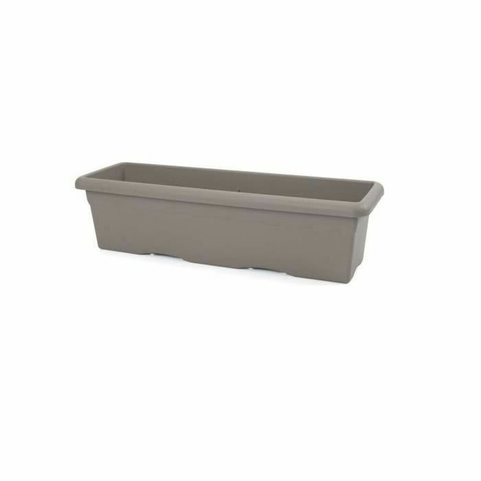 Ghiveci grădină Plastiken   Gri Maroniu Plastic 80 x 33 x 28 cm