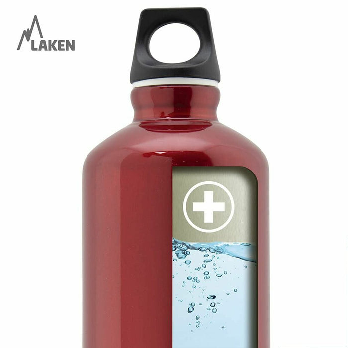Sticlă de apă Laken Futura Roșu (0,6 L)