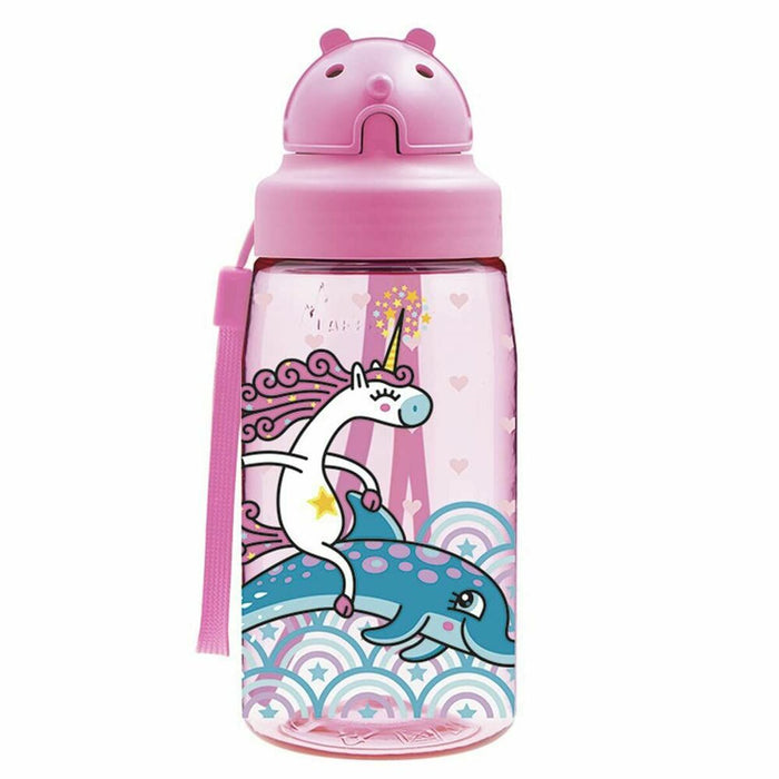 Sticlă de apă Laken OBY Jumping Roz (0,45 L)