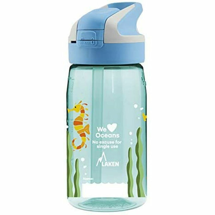 Sticlă de apă Laken Summit Sea Horse Albastru Acvamarin (0,45 L)