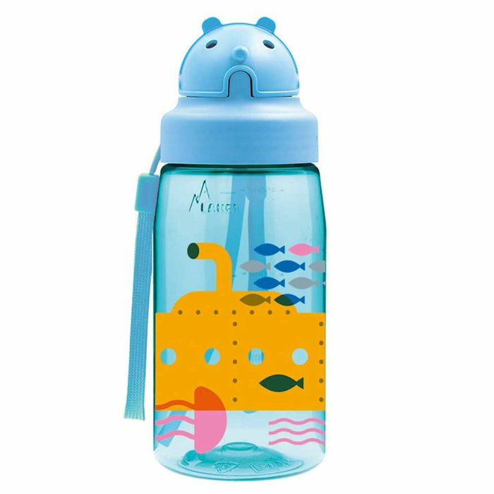 Sticlă de apă Laken OBY Submarin Albastru Acvamarin (0,45 L)