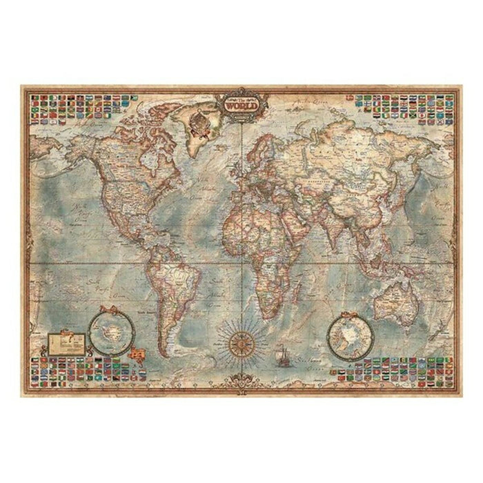 Puzzle Educa The World, Political map 16005 1500 Piese