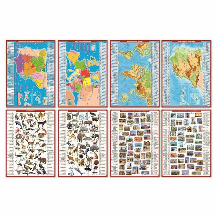 Joc Educativ Educa Conector Geografie, hărți și atlasuri