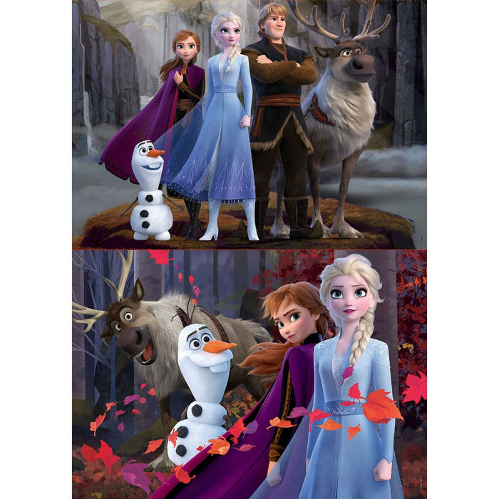 Set de 2 Puzzle-uri   Frozen Believe         100 Piese 40 x 28 cm