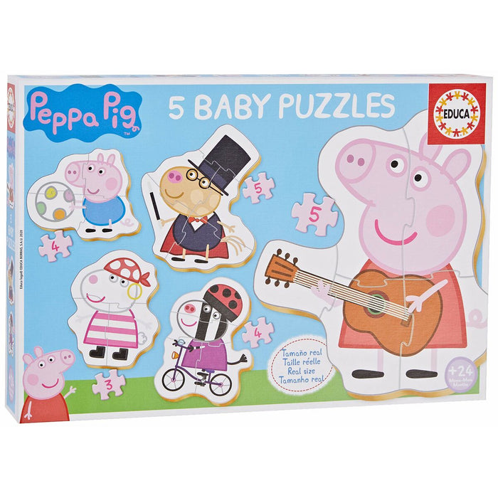 Set de 5 Puzzle-uri   Peppa Pig Baby