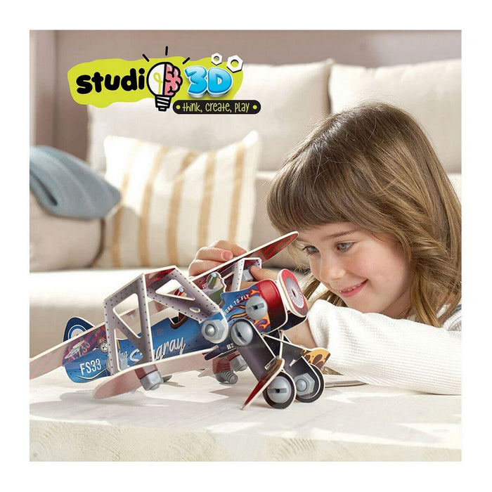 Machetă avion Educa Studio 3D 56 Piese (37 x 30 x 15 cm)