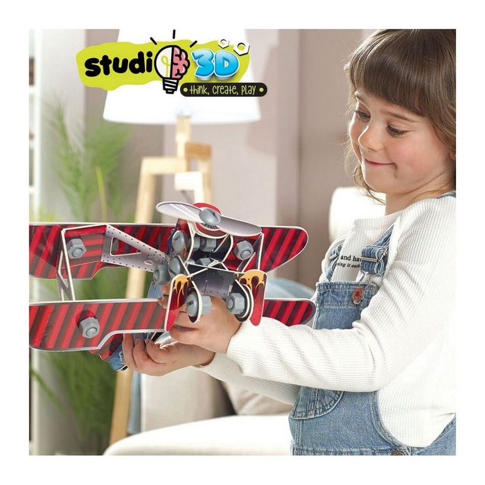 Machetă avion Educa Studio 3D 56 Piese (37 x 30 x 15 cm)