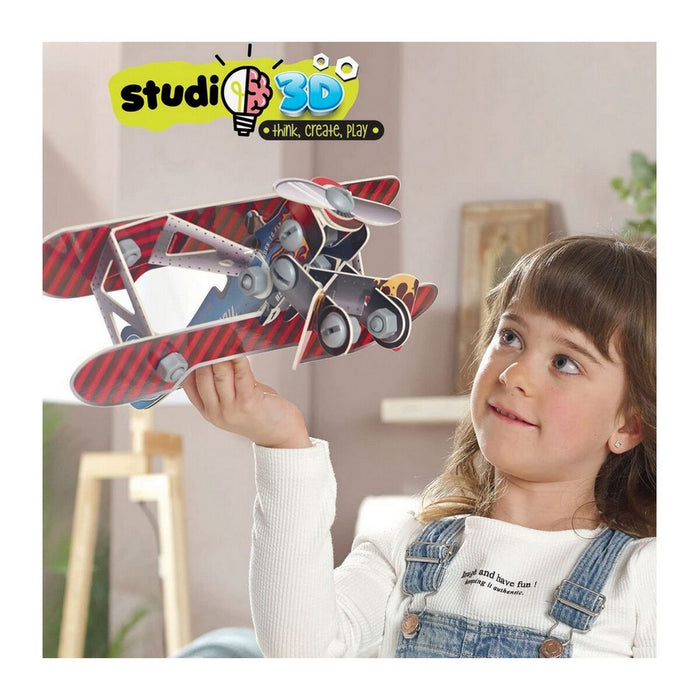 Machetă avion Educa Studio 3D 56 Piese (37 x 30 x 15 cm)