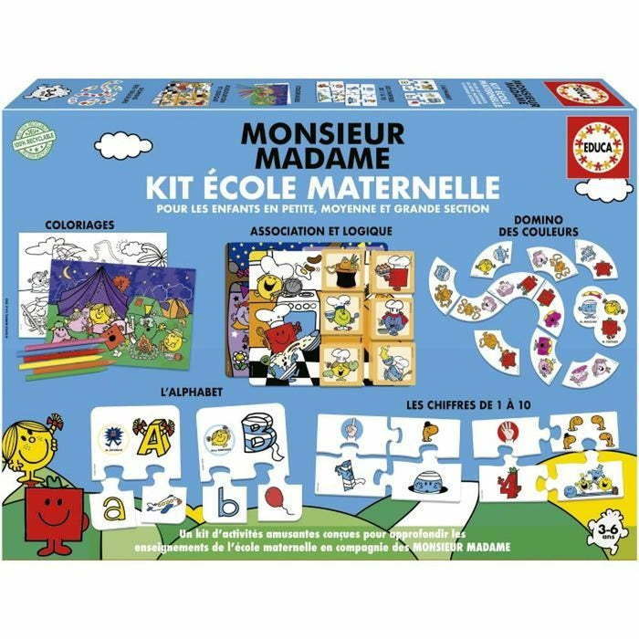 Joc Educativ Educa Monsieur Madame (FR)