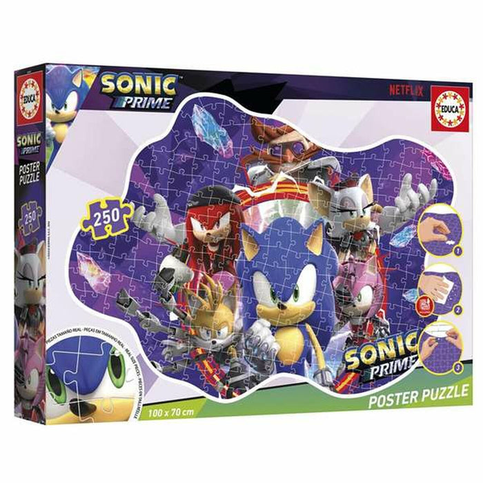 Set de 4 Puzzle-uri Sonic Prime 250 Piese