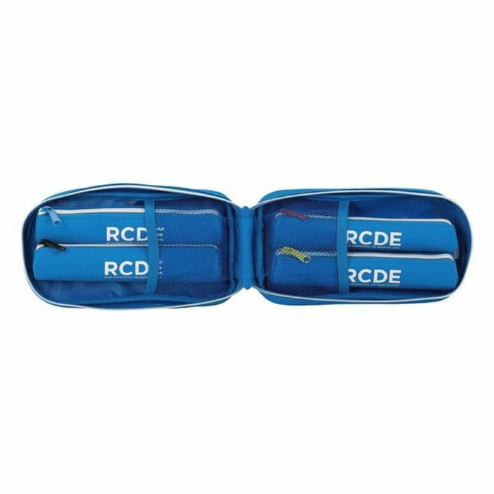 Cutie pentru creioane RCD Espanyol Albastru Alb 12 x 23 x 5 cm