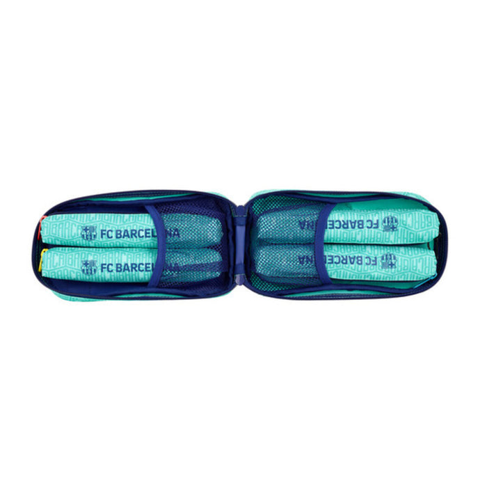Cutie pentru creioane F.C. Barcelona Turquoise 12 x 23 x 5 cm