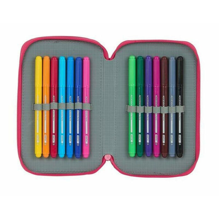Creion dublu BlackFit8 M854 Roz 12.5 x 19.5 x 4 cm (28 Piese)