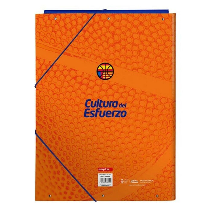Dosar Valencia Basket M068 Albastru Portocaliu A4