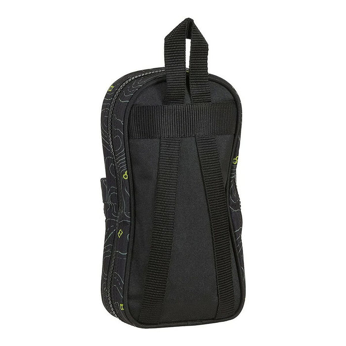 Cutie pentru creioane BlackFit8 M747A Negru Verde 12 x 23 x 5 cm (33 Piese)