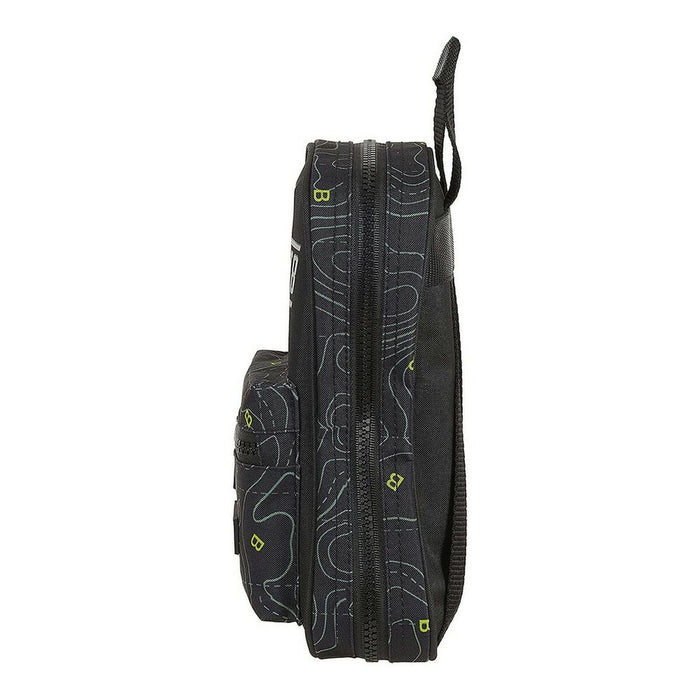 Cutie pentru creioane BlackFit8 M747A Negru Verde 12 x 23 x 5 cm (33 Piese)